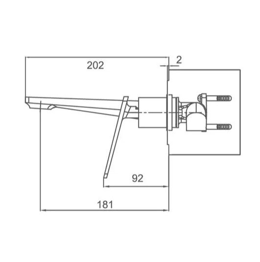 Змішувач для умивальника Frap F1057-22 | Зображення 1