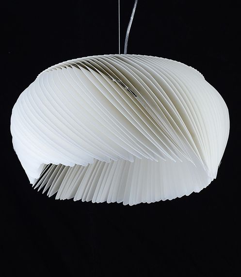 Люстра підвісна на 1 лампочку 26588 Білий 35-175х40х40 см. | Зображення 2