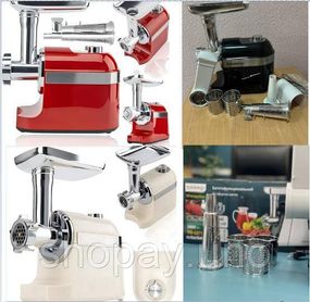 М'ясорубка Rainberg RB-2270 3800Вт з реверсом та насадками для шатківниці та ковбас