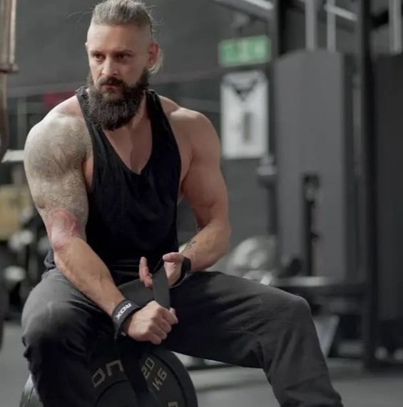 Лямки для тяги RDX W1 Gym Single Strap Blue Plus (WAN-W1U+) | Зображення 1