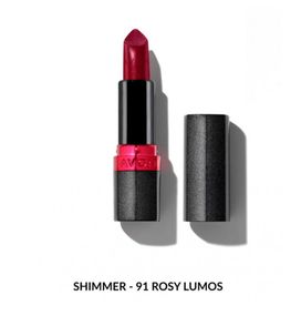 Зволожувальна мерехтлива губна помада Avon "Ультра" 91 Сяюча троянда  (91 Rosy Lumos) 3,6г