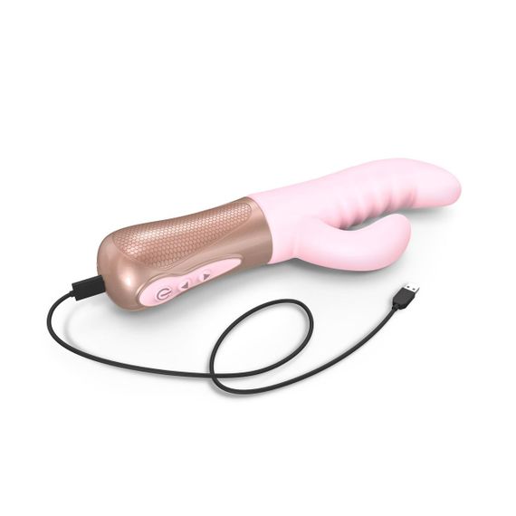Подвійний пульсатор-кролик Love To Love SASSY BUNNY - BABY PINK Sex Aura | Зображення 3