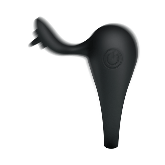 Ерекційне кільце - Pretty Love Stimulating Tonguo Penis Ring Black | Зображення 6
