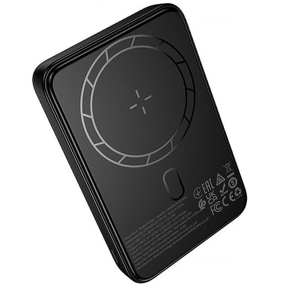 Портативний ЗП Power Bank Borofone BJ82A Dawn 20W з БЗП 10000 mAh Black | Зображення 4