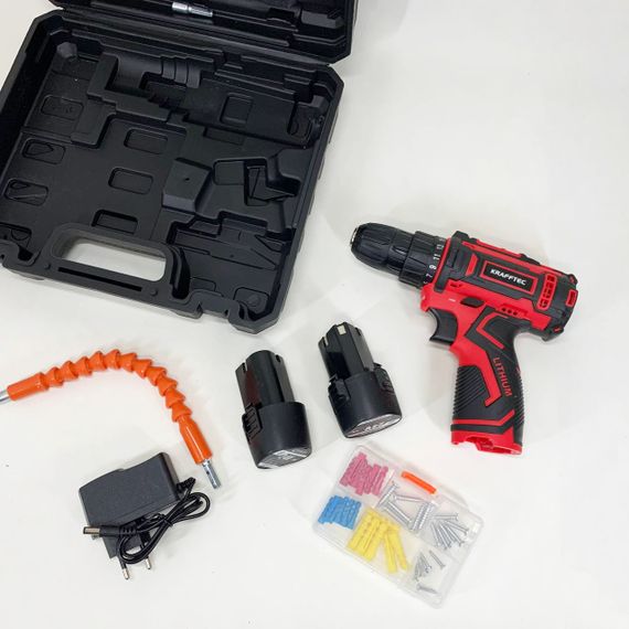 Акумуляторний шуруповерт із насадками KRAFFTEC 24V | Зображення 7