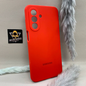 Чохол із логотипом для Samsung Galaxy A17 | Протиударний | Soft Touch + Скло в подарунок Червоній