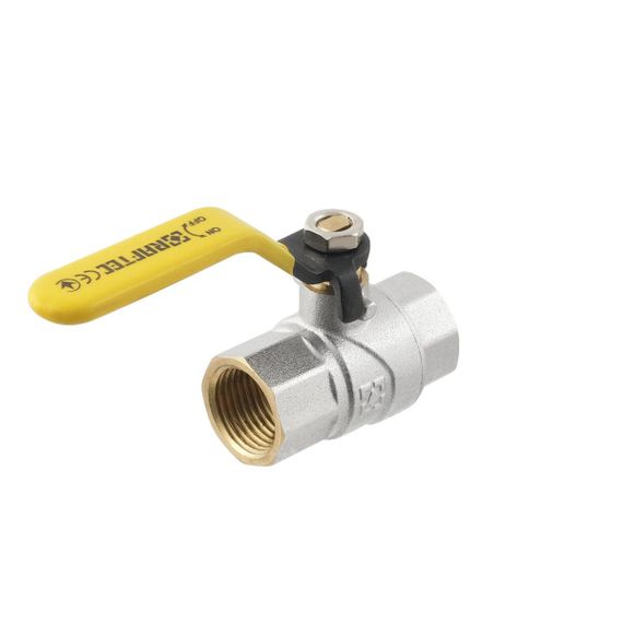Кран кульовий Raftec YELLOW PN40 ВВ 1/2" ручка GRH1 | Зображення 4