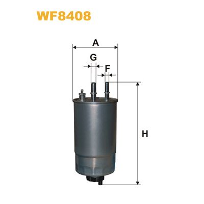 Фильтр топливный Wixfiltron WF8408