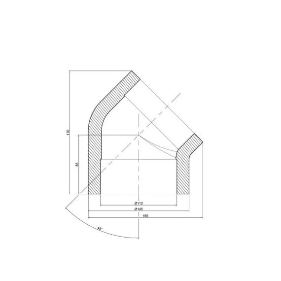 Уголок PPR Thermo Alliance 110, 45° | Зображення 1