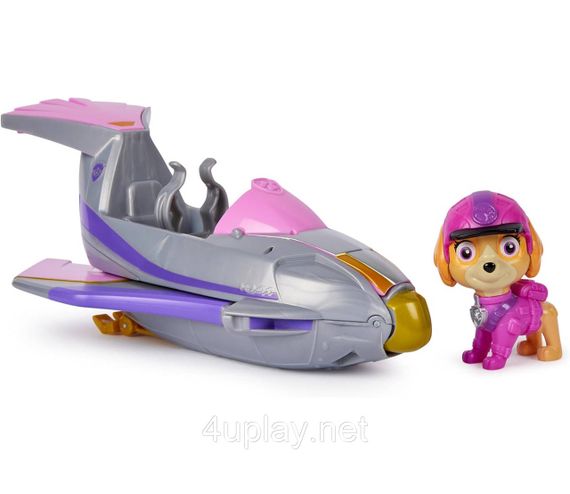 Щенячий патруль в джунглях Самолет сокол и фигурка Скай Оригинал Paw Patrol Jungle Pups Skye Falcon Vehicle