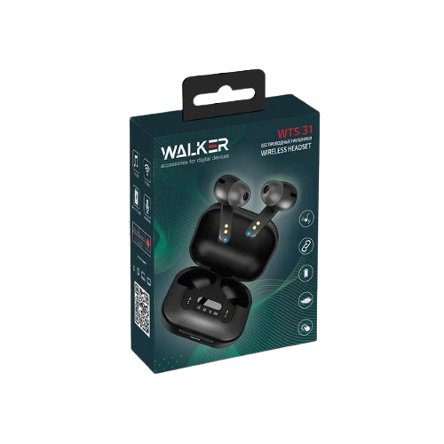 Навушники бездротові WALKER WTS-31 чорний | Зображення 2