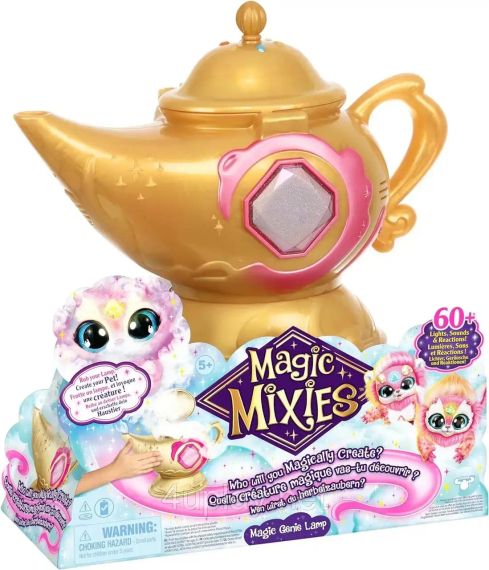 Волшебная лампа Аладдина Мэджик Миксис золотая с розовым Magic Mixies Magic Genie Lamp Оригинал | Зображення 1