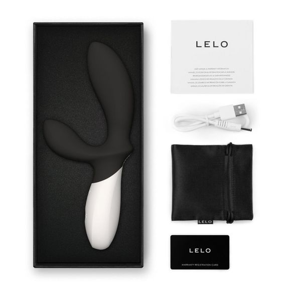 Масажер простати LELO Loki Wave 2 Black, 2 мотори, манливий рух + вібрація Sex Aura | Зображення 2