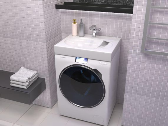 Умивальник на пральну машину Redokss San OCEAN 60x50cм | Зображення 2