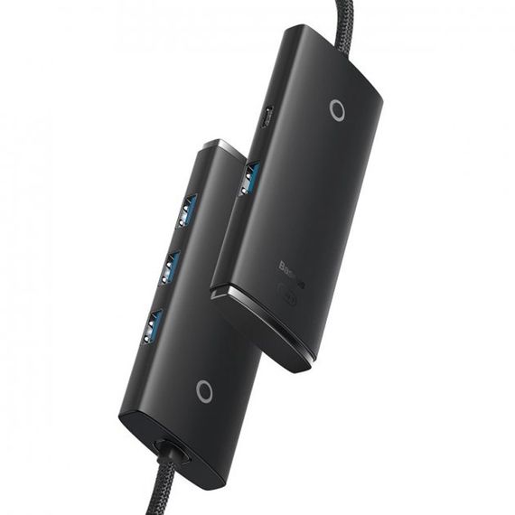 Перехідник HUB Baseus Lite Series 4in1 (Type-C to 4xUSB 3.0) 1m (WKQX03) | Зображення 3