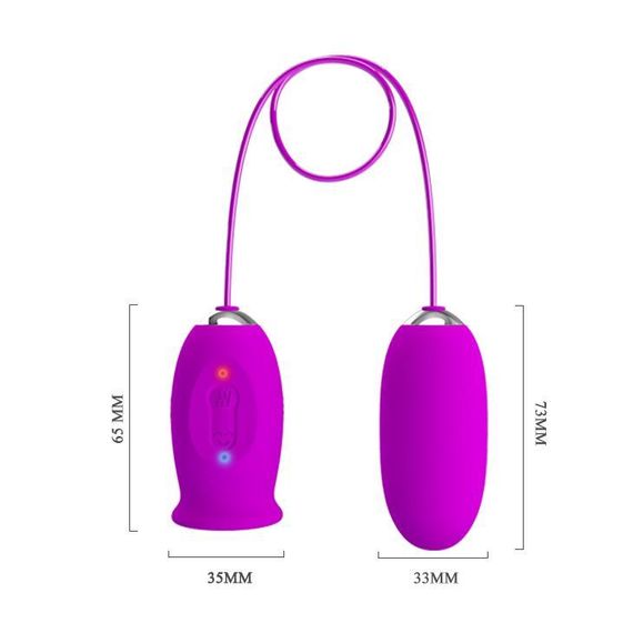Віброяйце PRETTY LOVE DAISY EGG Purple sexstyle | Зображення 2
