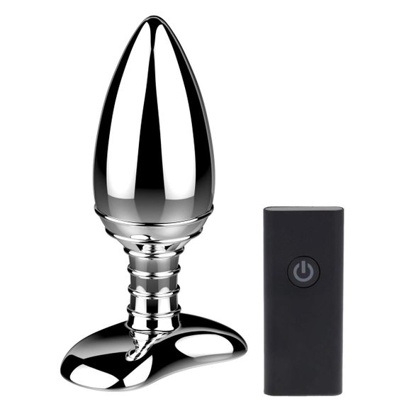 Алюмінієва анальна пробка з вібрацією та дистанційним керуванням Nexus Cestos sexstyle