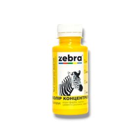 Барвник для фарби колер концентрат ЗЕБРА 100мл 602 Сонячно-жовтий