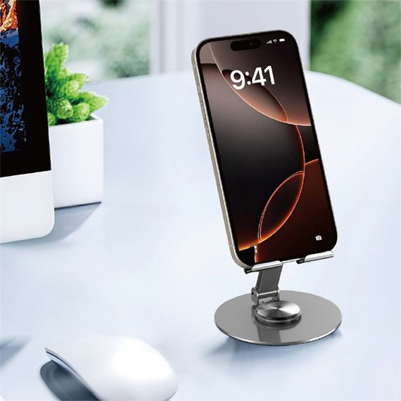 Підставка для телефону WIWU ZM-014 Desktoop Rotation Stand Grey | Зображення 2