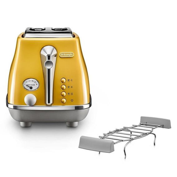 Тостер Delonghi IСona Сapitals СTOС-2103-Y жовтий | Зображення 1