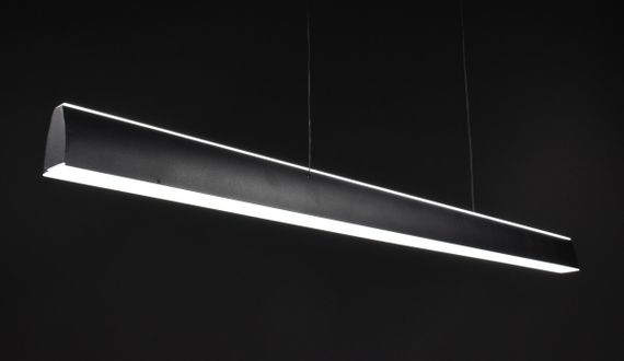 Люстра світлодіодна підвісна LED світильник для квартири на стелю лед 27347 Чорний 15-120х6х120 см.