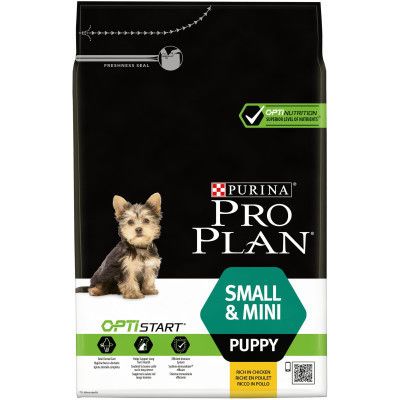 Сухой корм для собак Purina Pro Plan Dog Small&Mini Puppy с курицей и рисом 3 кг (7613035114340) | Зображення 1
