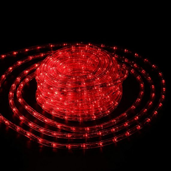 Гирлянда дюралайт светодиодная 220V 16W RED IP44 1m (BY-007) | Зображення 4