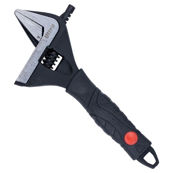 Ключ розвідний Ultra з тонкими губками 165 мм 0-34 мм CrV (4100112) | Зображення 1