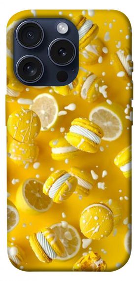 Чохол з картинкою Лимонний вибух для Apple iPhone 15 Pro (6.1")