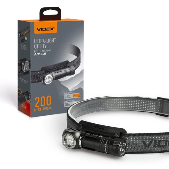 Портативний світлодіодний ліхтарик VIDEX VLF-A056H 200Lm 5000K