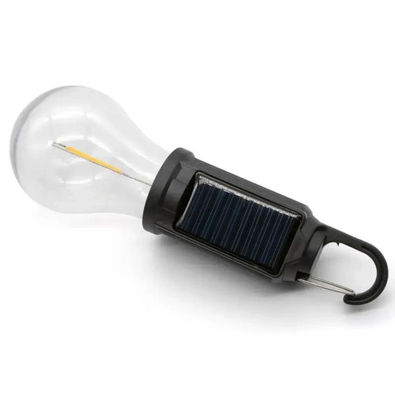 Аккумуляторная лампочка на солнечной батарее SSP-12 с USB зарядкой, Форма, Рандом / Подвесная лампочка для кемпинга | Зображення 6