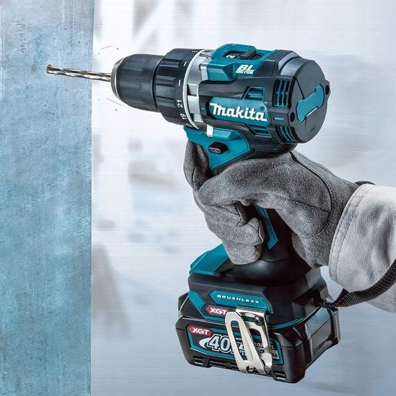 Шуруповерт-дрель с ударом аккумуляторный Makita HP002GA201 (64 Нм, 1.5-13 мм, BL, XGT) | Зображення 7