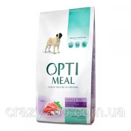 Сухой полнорационный корм Optimeal для собак малых пород со вкусом утки 12 кг (4820083905520)