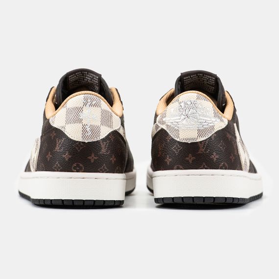 Чоловічі кросівки Air Jordan 1 Low x Travis Scott x Louis Vuitton (топ якість) 42 | Зображення 4