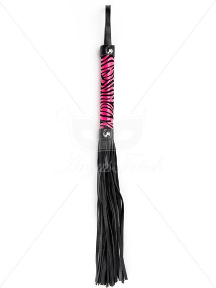 Батіг ARGUS PURPLE SMALL LEOPARD FLOGGER Sex Aura | Зображення 1