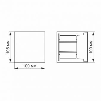 LED Світильник архітектурний AR04 IP54 VIDEX 6W 2700K | Зображення 5