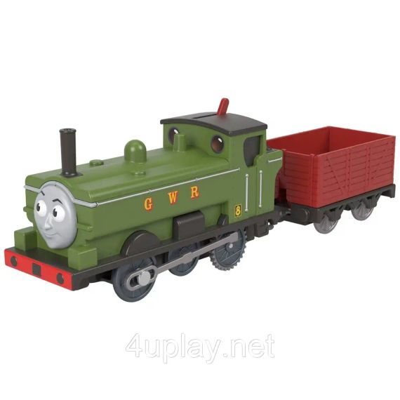 Классический моторизованный поезд Дак из юбилейной серии к 80-летию Thomas & Friends Оригинал Fisher-Price | Зображення 3