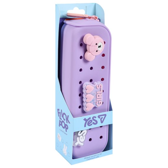 Пенал м'який силіконовий YES PHS-2 Charming 533847 5х6х20 см | Зображення 1