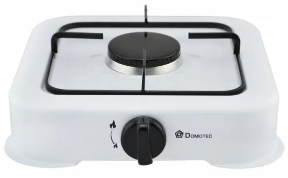 Плита газова настільна газова таганок Domotec MS 6601 біла | Зображення 4