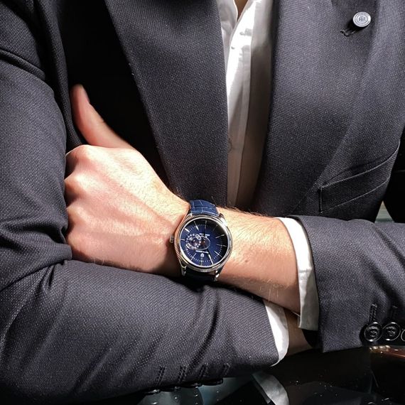 Чоловічий годинник Pagani Design PD-1689 Silver-Blue-Blue | Зображення 6