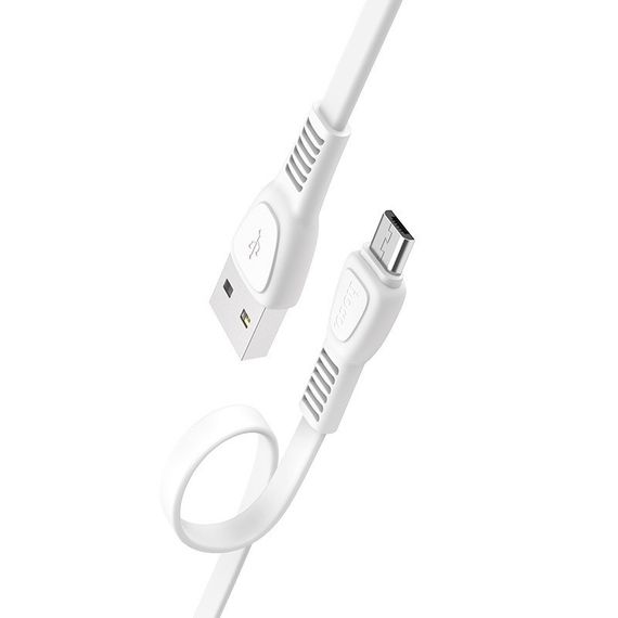 Дата кабель Hoco X40 Noah USB to MicroUSB (1m) Білий | Зображення 3