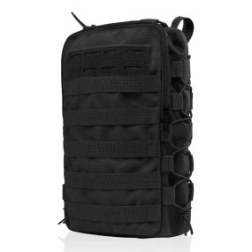 Рюкзак тактичний 10л Чорний, штурмовий рюкзак військовий Ukrarmor укрармор Cordura 1000D, рюкзак ЗСУ MOLLE