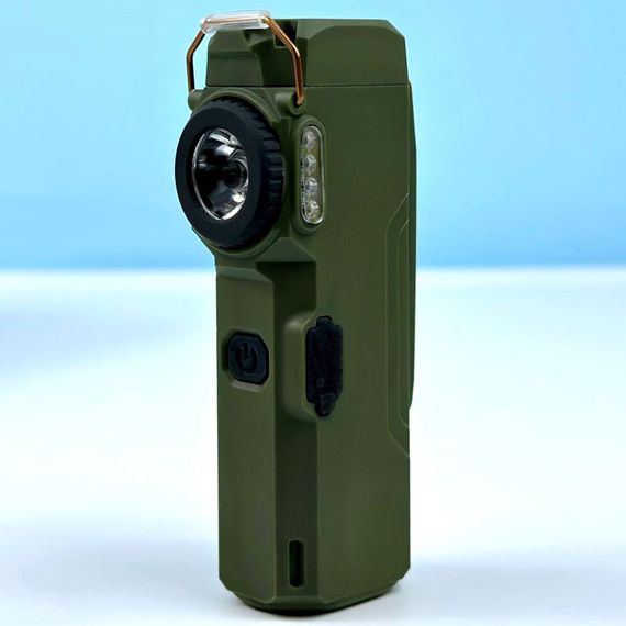 Ліхтар багатофункціональний D50-SMD green з Li-Ion акумулятором, індикацією заряду, запальничкою та ЗУ Type-C (46797-d50-smd_226) | Зображення 3