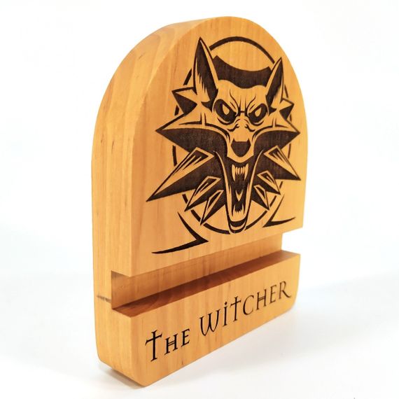 Підставка тримач для мобільного телефону, смартфона, планшета The Witcher Майстерня містера Томаса 12х10см | Зображення 2