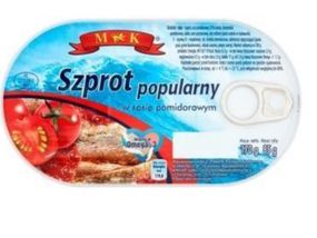 Шпроти MK у томатному соусі, 170 г, Польща, ж/б, з вітаміном Омега 3