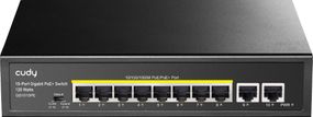 Комутатор Cudy GS1010PE, 8-Port Gigabit PoE+ Switch with 2 Gigabit Uplink Ports 120W