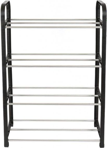 Полка для обуви 4-ярусная Eco Fabric EF-4852-4 металлические полки 40.5×18.5×58.5 см | Зображення 3