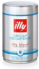 Кофе в зернах illy Decaffeine без кофеина 250 гр ж/б Италия Илли GRANI DECA