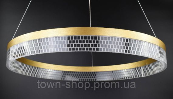 Люстра потолочная LED CO5-400 Золото 40-140х40х40 см. | Зображення 4