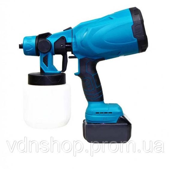 Пульвізатор для фарбування, Фарборозпилювач фарби пулемет, Фарбопульт електричний будівельний JM-68 | Зображення 1